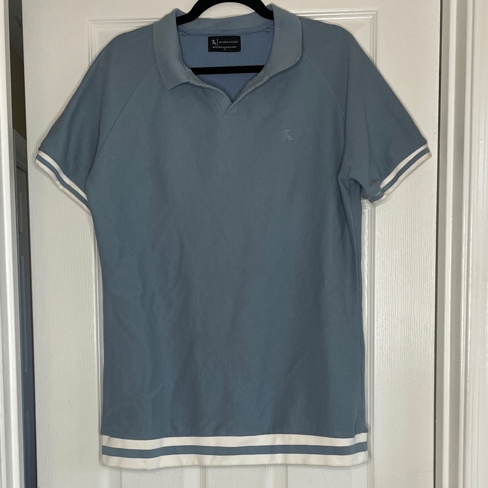 Tailored Athlete Men's Blue Polo Shirt